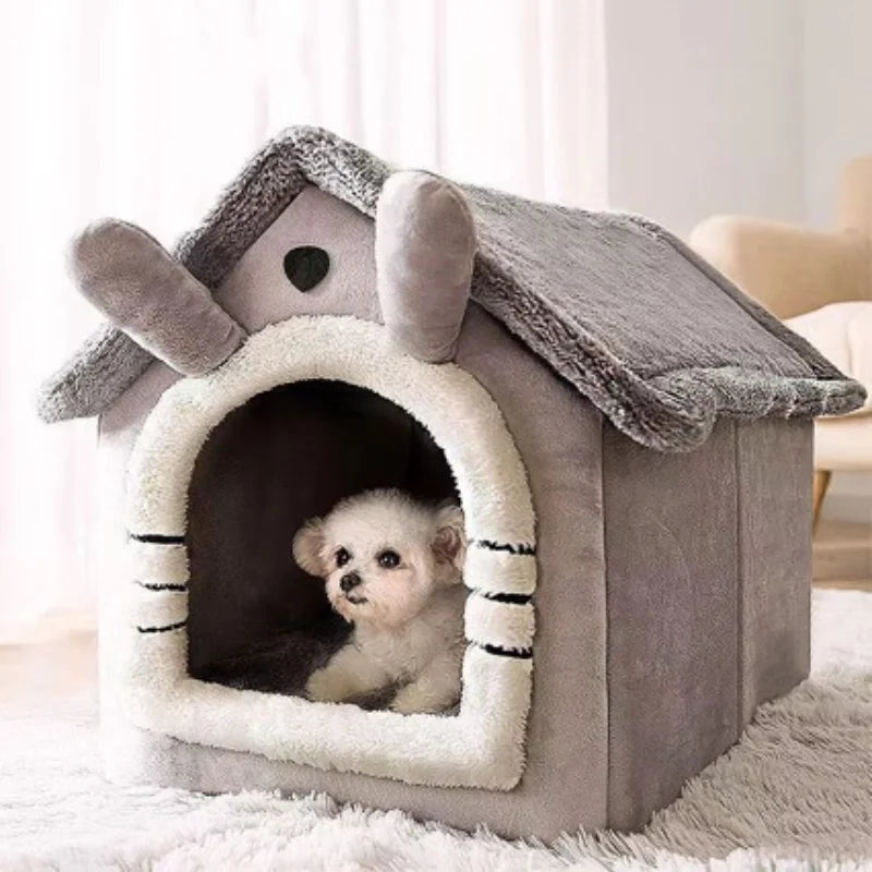 Casa Aconchegante para Gatos e Cães – Almofada Removível e Lavável