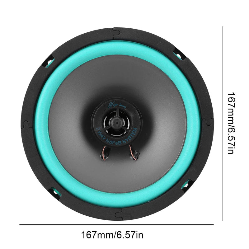 Alto-falante Coaxial HiFi para Carro – Potência e Qualidade de Som