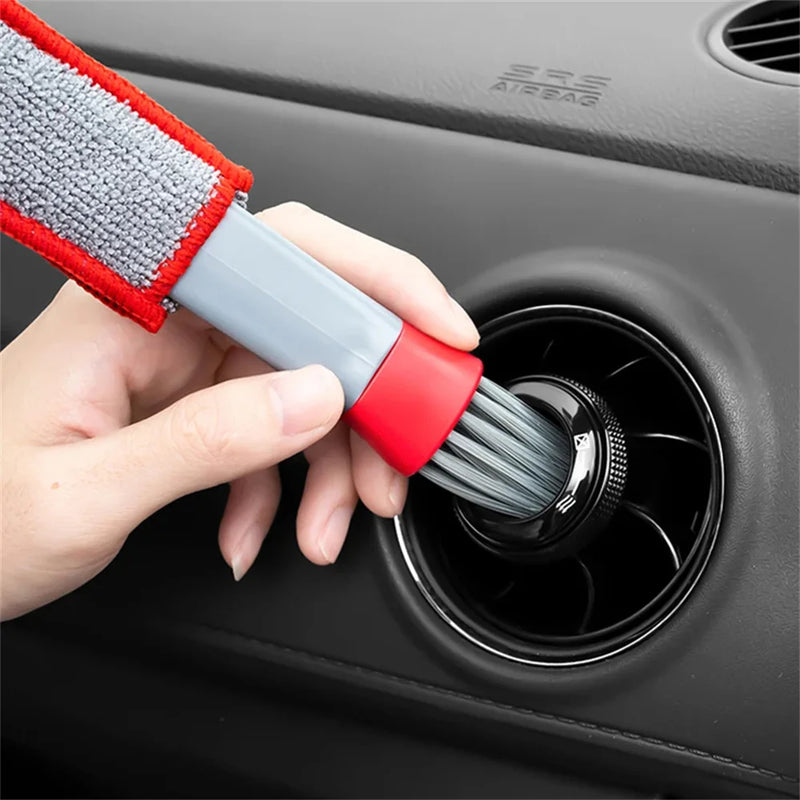 🧹 Escova Multifuncional para Limpeza de Ventilação de Carro - Mantenha seu Veículo Impecável! 🚗"