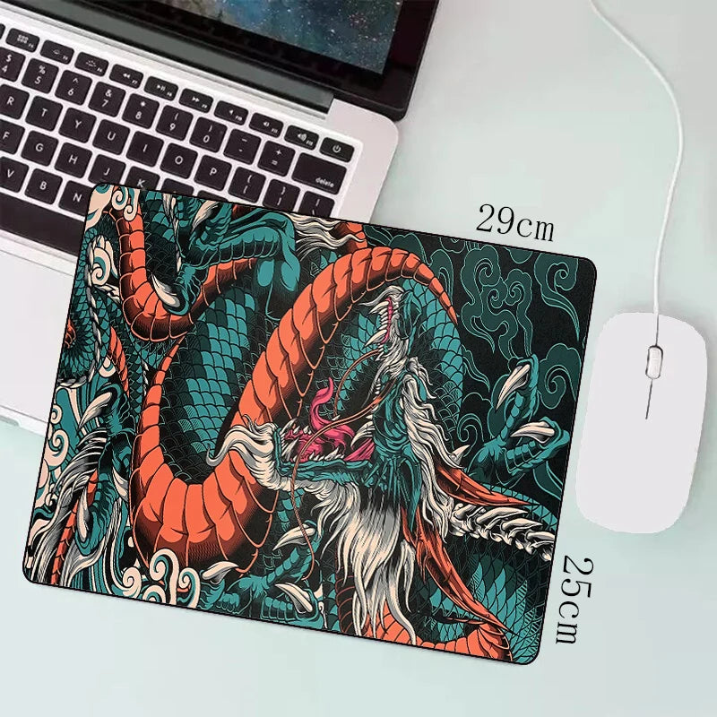 Mousepad Gamer XXL Dragão Japonês – Alta Precisão e Conforto para Jogos